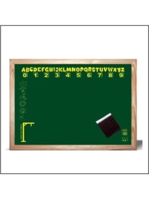 Quadro Negro Infantil Lousa Verde MDF 50x40