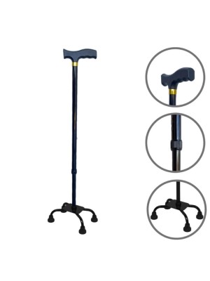 BENGALA REGULAVEL 65-85CM COM 4 PEZINHOS UN. MYPA