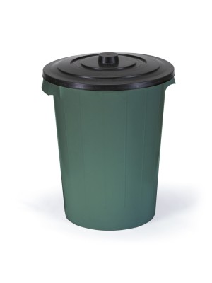 CESTO DE LIXO REDONDO 60L COLOR UN. INJEPLASTEC