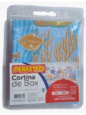 CORTINA BOX VISOR FUNDO DO MAR 1,38X2,00M UN.