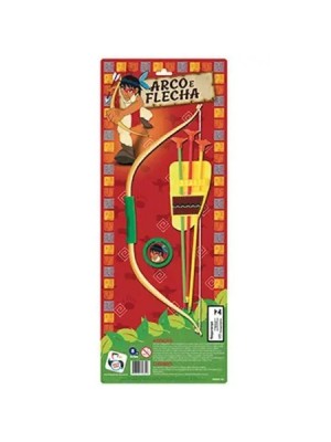 Cartela Arco e Flecha Infantil com Ventosas Brinquedo de Tiro ao Alvo Seguro e Divertido