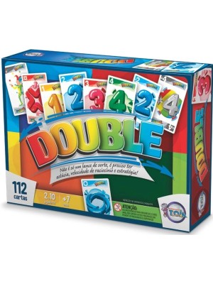 Jogo Double 112 CartaS Brinquedo Carteado
