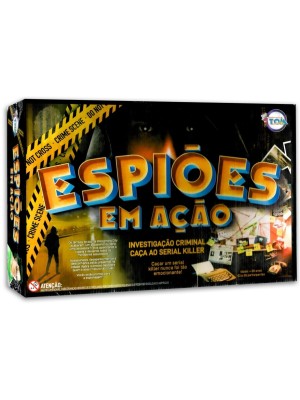 Jogo Espioes em Acao Jogo de Concentracao e Raciocinio de 2 à 8 Jogadores