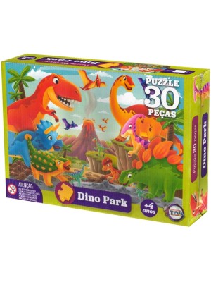 QUEBRA CABEÇA DINO PARK 30PCS UN. TOIA BRINQUEDOS