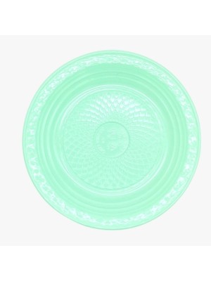 Prato Descartável Raso 15cm Sobremesa Verde Candy