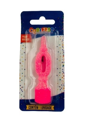 VELA STANDART ROSA BEBE N 0 - (3319) UN. CURIFEST