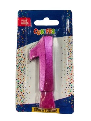 VELA CONCEPT METALLIC ROSA N 1 - (4619) UN. CURIFEST