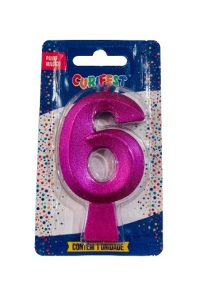 VELA CONCEPT METALLIC ROSA N 6 - (4624) UN. CURIFEST