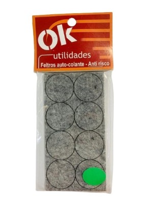 OK FELTRO REDONDO 25X2MM C/8  UN.