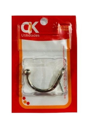 OK CABIDE CROMADO GRA. E PARAFUSO 2,5X16 UN.