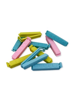 PRENDEDOR PARA EMBALAGENS DE PLASTICO COM 10 PEÇAS UN. FU XING