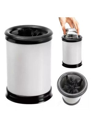 LAVA COPO CINZA/PRETO 13,5X13,5X19CM UN.