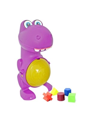 DINOSSAURO DIDATICO BOB COMILÃO 30X20CM UN. ARTOYS