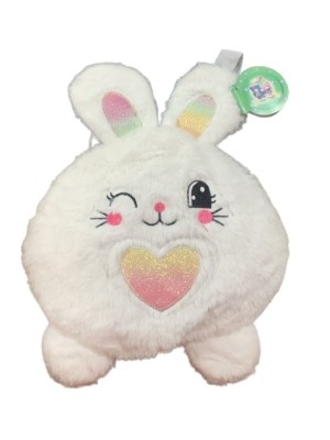 MOCHILA DE POLIESTER COELHINHO 24X7X30CM UN. TUKA TOY