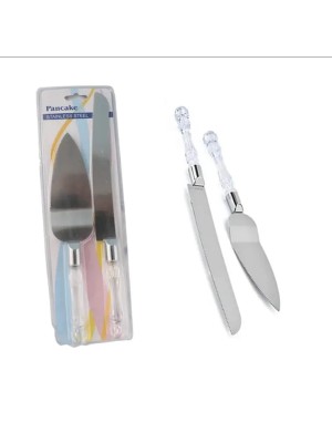 ESPATULA E FACA PARA BOLO UN. TOP IMPORTADORA