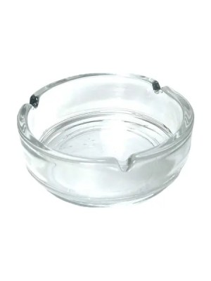 CINZEIRO DE VIDRO REDONDO 10,5CM UN. RIO TIJUCAS