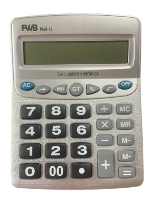 CALCULADORA A PILHA 21X16X5,3CM