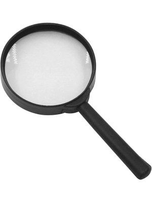 LUPA DE AUMENTO 3X DE VIDRO 100MM E POLIPROPILENO UN. MULTIART