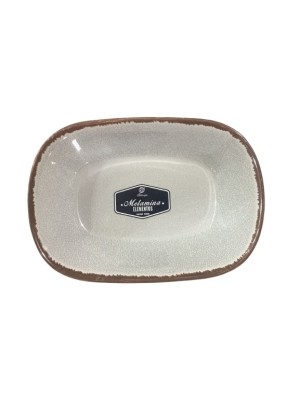 TIGELA DE MELAMINA AREIA 22X15.4X5CM 700ML UN. BELLAGIO