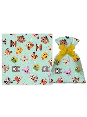 EMBALAGEM DE PRESENTE 30CM X 45CM C/50 UN. NOVO TEMPO