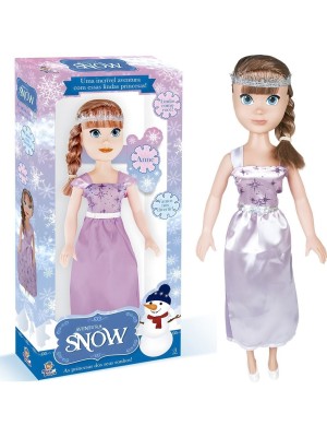 BONECA AVENTURA SNOW ANNE 50CM UN. MISTER BRINQUE