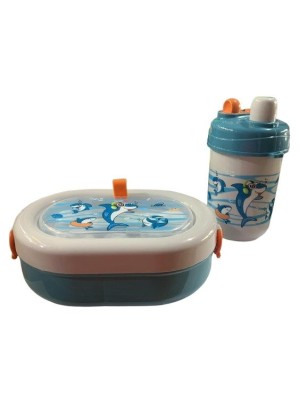 LANCHEIRA PLASTICA COM COPO PLASTICO TEMAS SORTIDOS UN. TOP IMPORTADORA