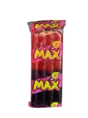 VELA N 1 VERMELHA-PRETA 8PCS 12G UN. VELAS MAX