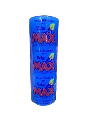 VELA N 7 AZUL 255G UN. VELAS MAX