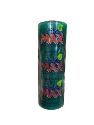 VELA N 7 VERDE 255G UN. VELAS MAX