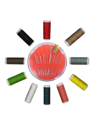 LINHAS E AGULHAS KIT C/10UN