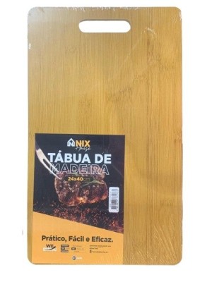 TABUA DE MADEIRA RETANGULAR GRANDE UN.
