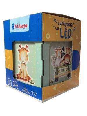 LUMINARIA DE LED ANIMAIS ZOO MDF UN.