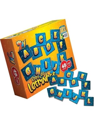 BRINQUEDO EM MDF SOPA DE LETRINHAS UN.