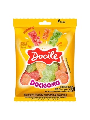 BALA DE GOMA DOCIGOMA URSINHO 160G UN. DOCILE