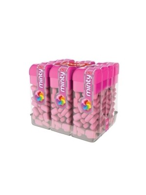 Pastilha Mini Minty Sabor Tutti-Frutti Pacote com 12 Unidades 168g Docile – Pastilhas Frutadas e Refrescantes