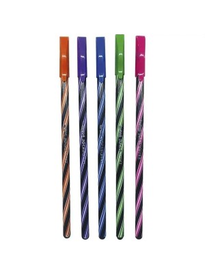 CANETA ESF. WOW 0.7 UN. COLORIDA/PRETO UN. SORTIDAS