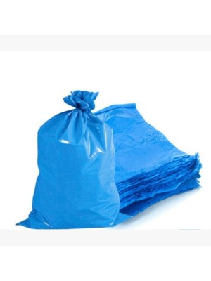 Rolo Saco de Lixo Plastico Cor Azul Capacidade 15 Litros com 50 unidades
