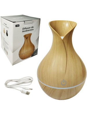 Difusor de Ambientes Mini USB 180ml Portátil Silencioso Compacto com Aromaterapia para Quarto Sala Escritório e Viagem