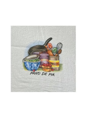 PANO DE LIMPEZA LAVADO ESTAMPADO 40X40CM