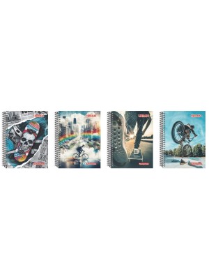 CADERNO UNIVERSITARIO 192FLS CD URBAN 12X1