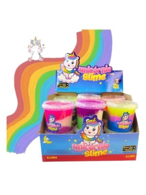SLIME UNICORNIO 180G DISPLAY C/12PCS UN. ARTOYS