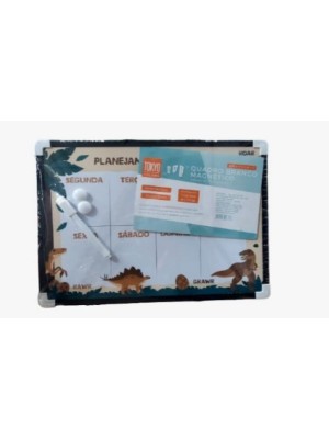 QUADRO BRANCO PLANEJAMENTO SEMANAL 25X35CM UN. MULTIART