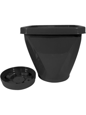 VASO QUADRADO N22 C/ PRATO UN.