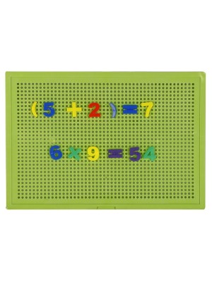 QUADRO ENCAIXA LETRAS E NUMERO UN.