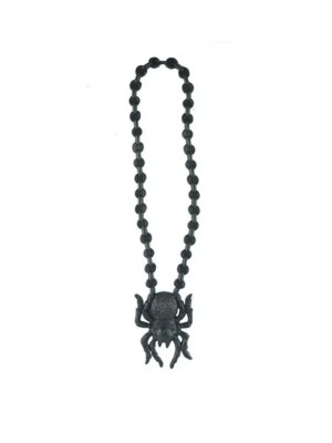 Colar Aranha Halloween – Acessório Fantasia Assustador para Adultos e Crianças em Festas Temáticas