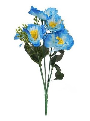 Mini Buque de Flores do Campo Artificial Diversas Cores com 29cm