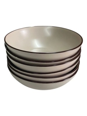 Bowl de Cerâmica Adorn Bege Fosco 18cm