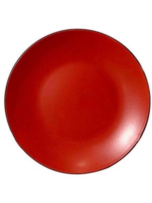 Prato de Cerâmica Raso Adorn Marsala 27 cm