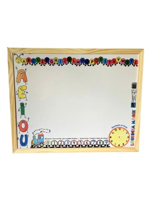 Quadro Branco Lousa Branca Infantil 50X70 Lousinha