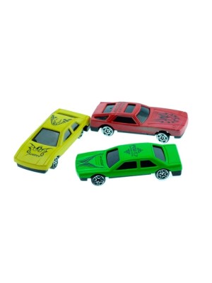 Carrinho Coleção Possantes Roda Livre Com 3 Peças